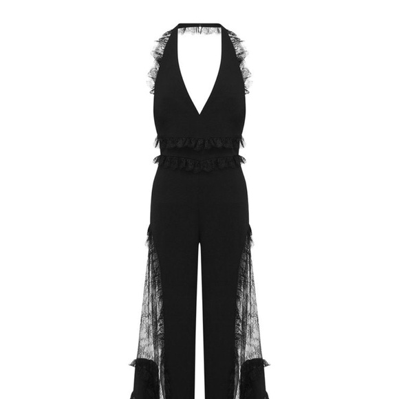 BNWT ALICE MCCALL BLACK WILD HEART JUMPSUIT - SIZES 6 (RRP $425) - Picture 6 of 6